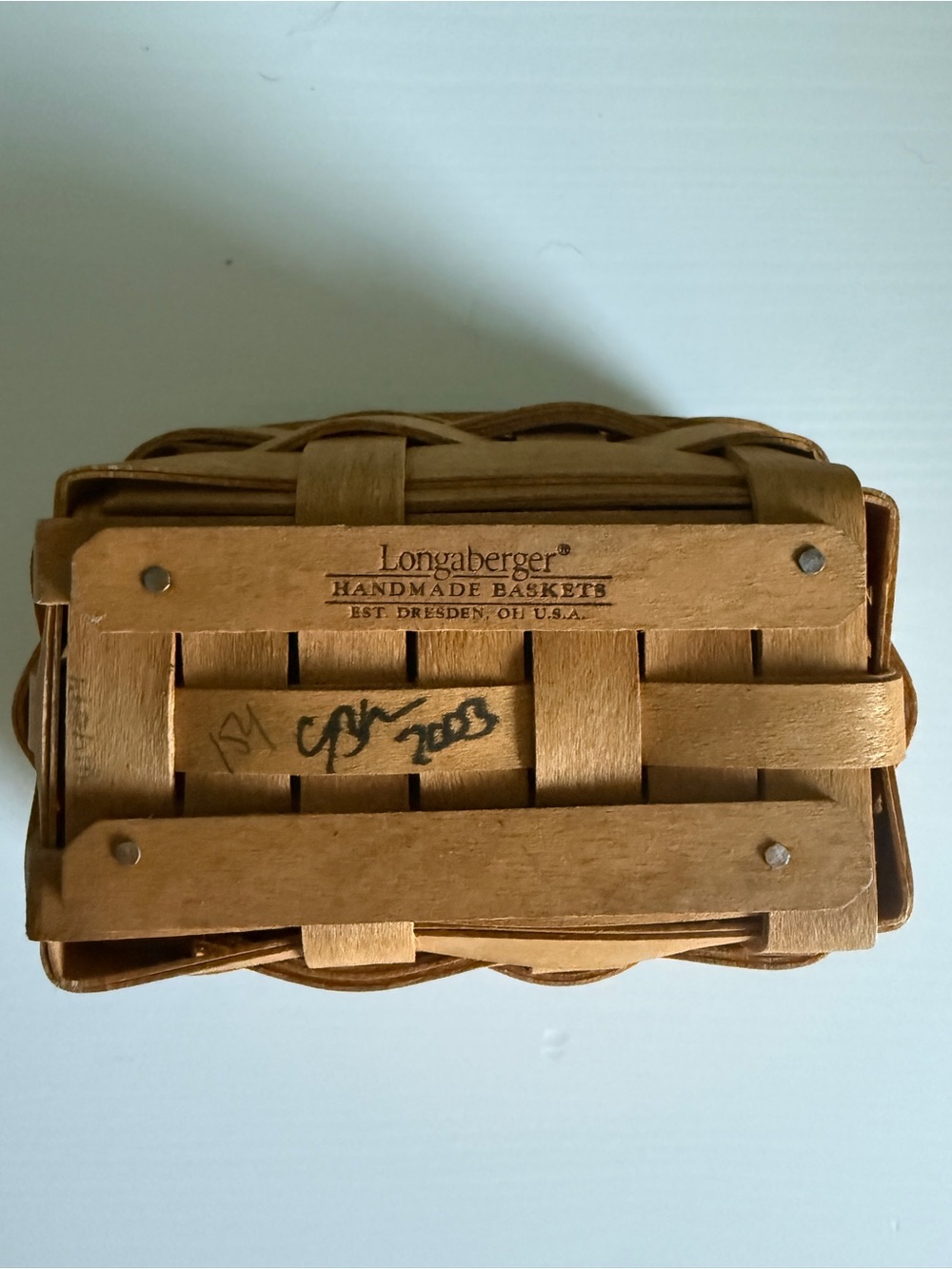 Longaberger Basket Business Card Holder - Picture 5 of 5